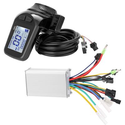 24V-48V/36V-60V 350W Motor Brushless Controller LCD Display Panel Thumb Throttle Electric Bicycles
