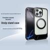 In Stock: X1 Foldable Magnetic Stand for iPhone 16 Pro Max with Soft Edge Phone Case