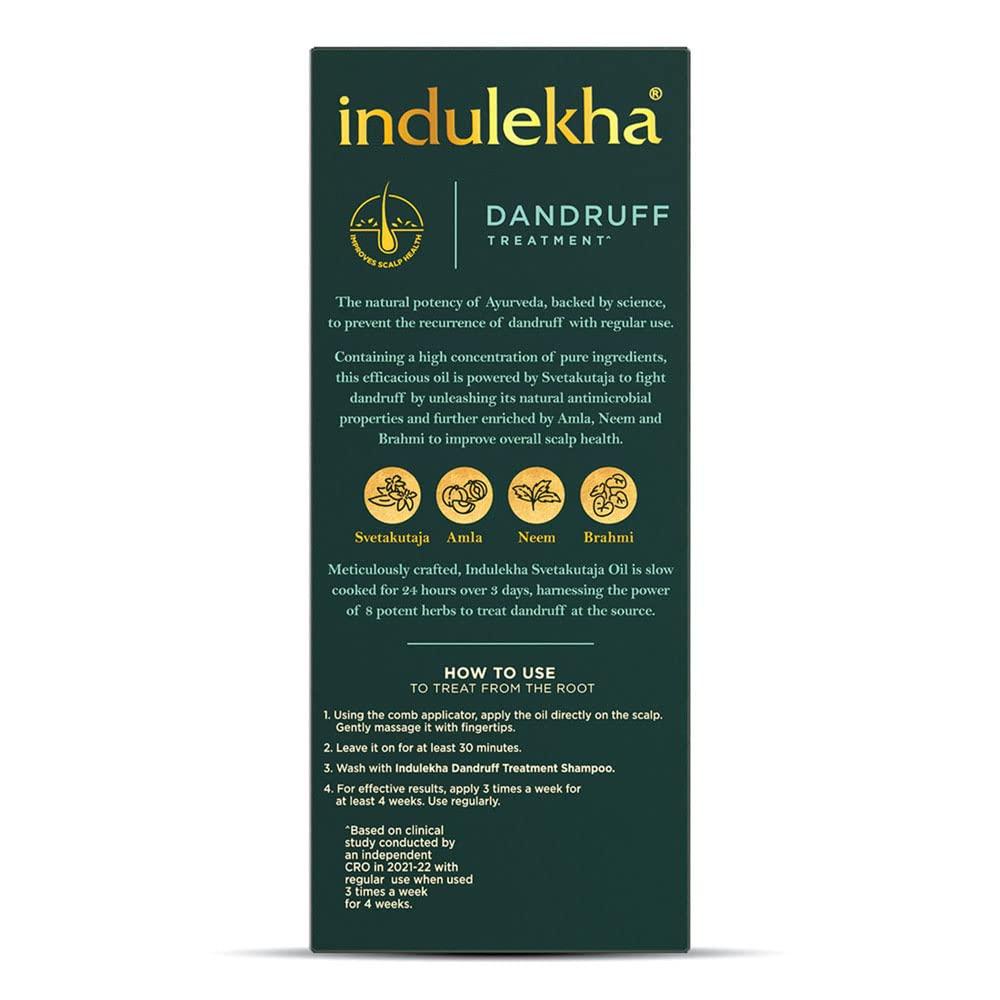 Indulekha Svetakutaja Ayurvedic Hair Oil 50ml Pack of 1 for Healthy Scalp Dandruff Control and Hair Nourishment