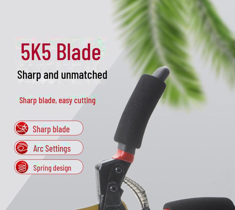 Heavy-Duty SK5 Steel Pruning Shears for Thick Branches, Gardening, and Nursery Tasks