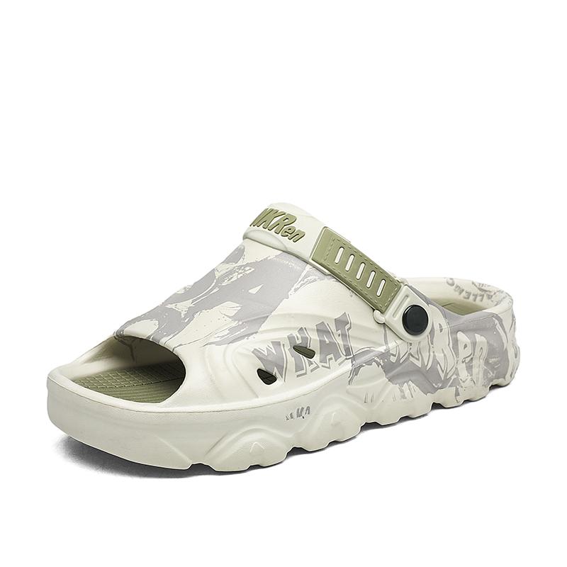 

Новые мужские сандалии большого размера на толстой подошве легкие тапочки мужские модные повседневные спортивные сандалии дышащая пляжная обувь для мужчин 39-40