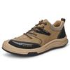 Brown Mountain Climbing Shoes Genuine Leather Outdoor Men's Casual Shoes Leisure Flats Platform Men High Quality Luxury Man