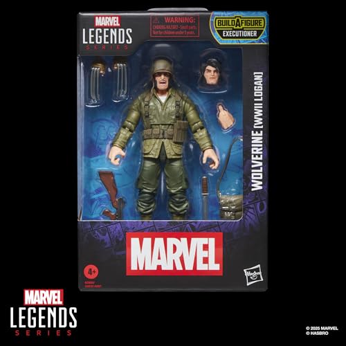 Hasbro Marvel Legends Series Wolverine (WWII Logan) X-Men Comics 6-inch Collectible Action Figure G0820 Authentic