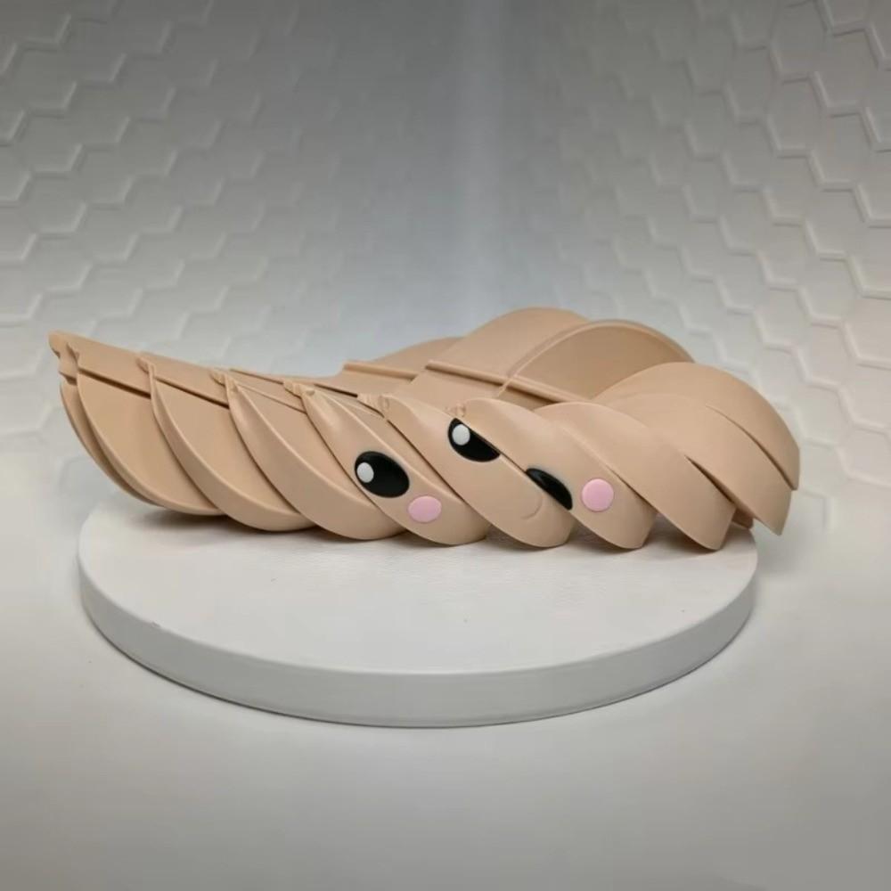 3D Printed Steamed Bun Fidget Spiral Twisty Articulated Dumpling Separable Structure Candy Gradient Twisty Bun Party Favors