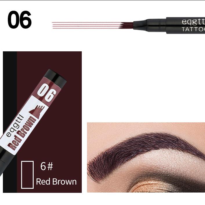 Eyebrow Pencil Natural Waterproof Four Claw for Eyebrow Makeup Four Colors Eyebrow Pencil Cosmetics