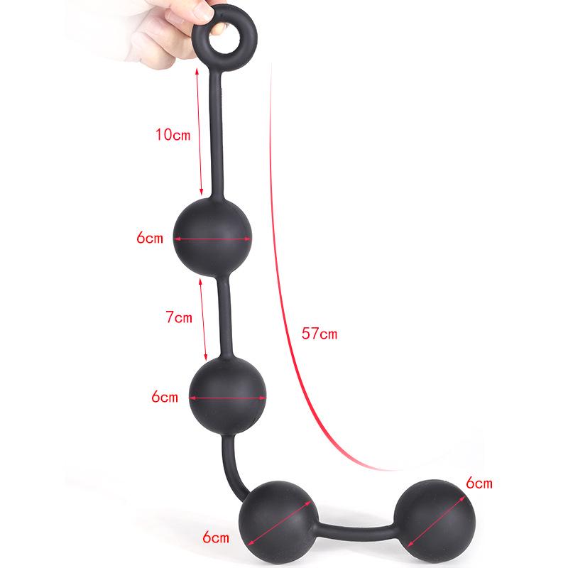 Nine Realms Silicone Egg Lanyard: Long-Tail SM Cosplay Oviposition Training Toy