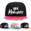 Sweet Donut THE MUN CHLES Embroidered Flat Edge Hat Four Seasons Men's Trendy Hip Hop Hat Women's Outdoor Sports and Leisure Hat