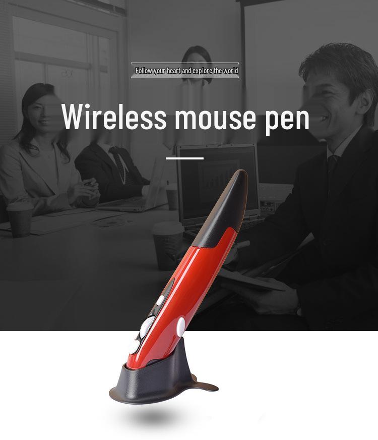2.4G Wireless Pen-Style Mouse - Personalized Vertical Design for Drawing and Handwriting