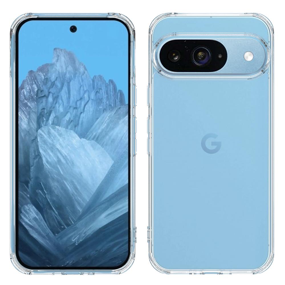 

For Google Pixel 9 Case Hard Acrylic Back Soft TPU Shockproof Phone Cover A