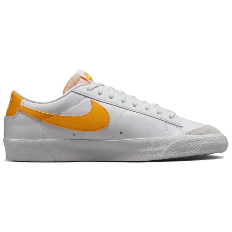 Nike Blazer Low '77 Vintage White University Gold Phantom Sneakers Skateboard Shoes DA6364-112