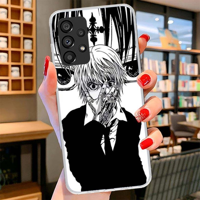 Huner X-Hunters Kurapika Phone Case For Samsung Galaxy A12 A22 A32 A52 A72 A02S Phone Case Note 20 Ultra 10 S10 Plus A51 A71 A50