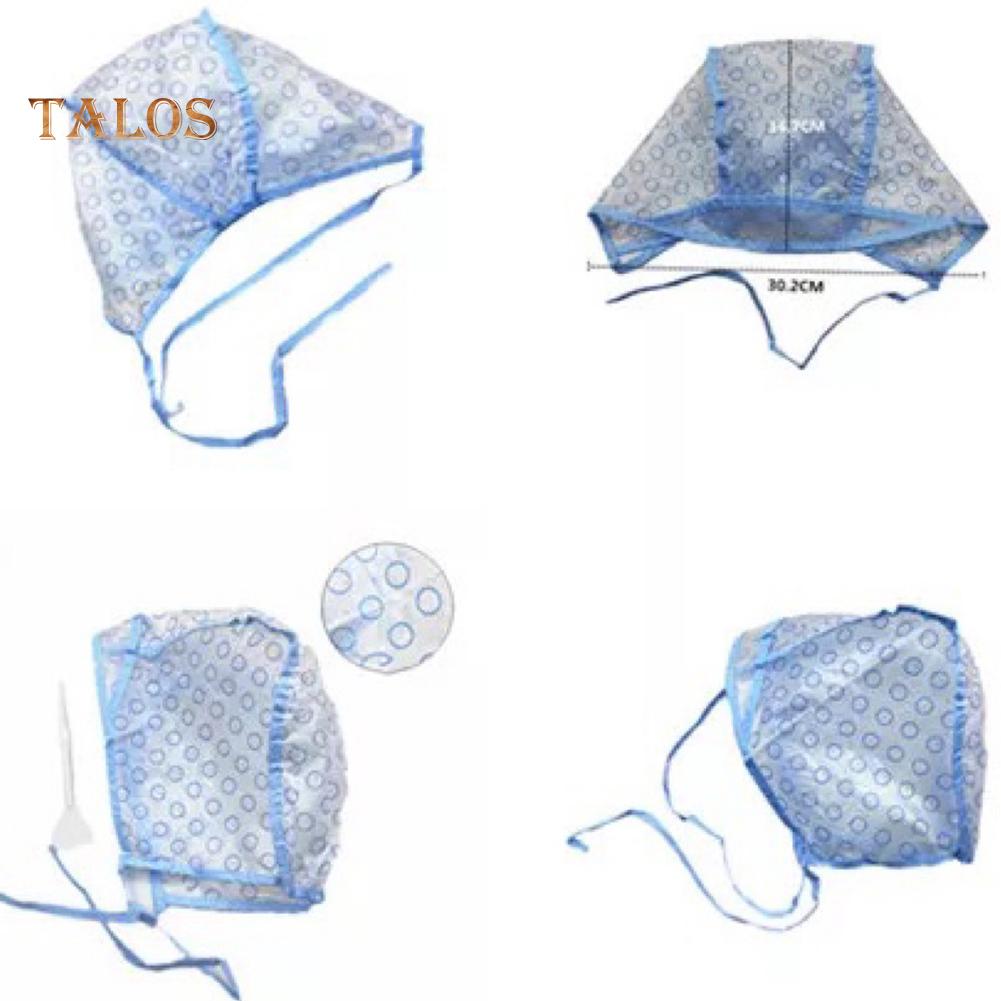 TBH Doppellagige Einweg-Haarfärbekappe aus Kunststoff zum Strähnchenfärben mit Hakennadel