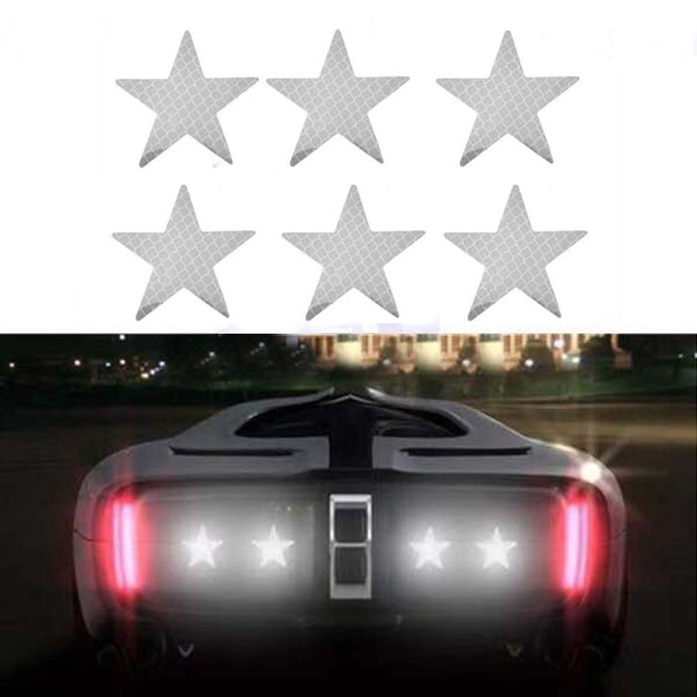 Warning Tape Luminous Car Stickers Car Exterior  Accessories Car Safety Mark Reflective Stickers
