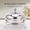 Stainless Steel Chinese Buffet Alcohol Stove Hot Pot