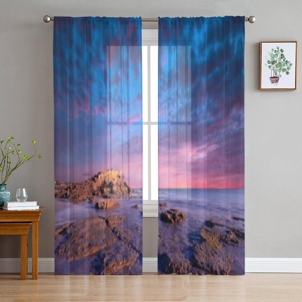 Afrikanische Frau im ethnischen Stil, transparente Tüllvorhänge für Wohnzimmer, Schlafzimmer, Küchendekoration, Voile-Organza-Vorhänge