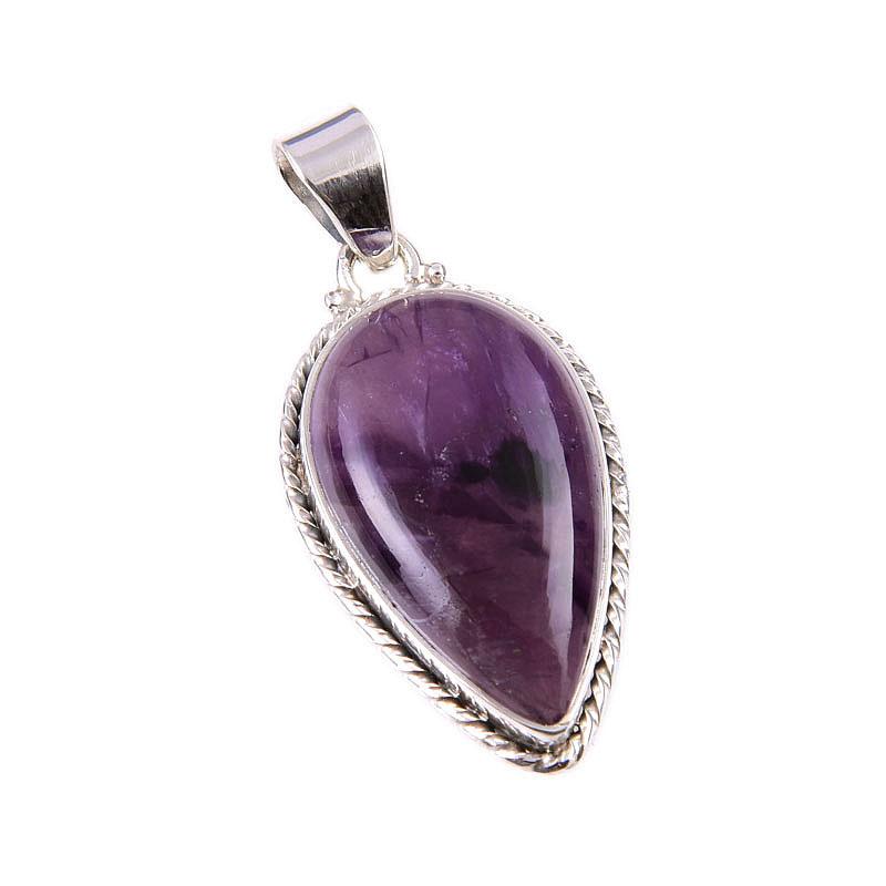 Natural Cacoxenite Gemstone Handmade 925 Solid Sterling Silver Pendant 1.5" q2q86