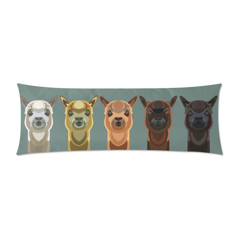 llama pillow case