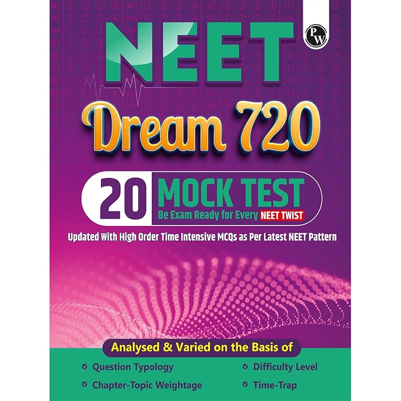 PW 20 NEET Dream 720 Mock Tests For 2026 Exams | Full Syllabus Tests of Physics, Chemistry & Biology | Latest Pattern NEET Solved Mocks Papers with Hi