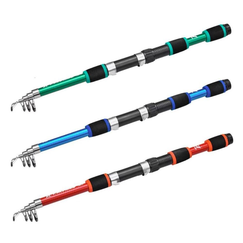 Spinning Mini Fishing Pole Hard Fishing Hand Pole Small Telescopic Fishing Rod Set Fishing Tackle