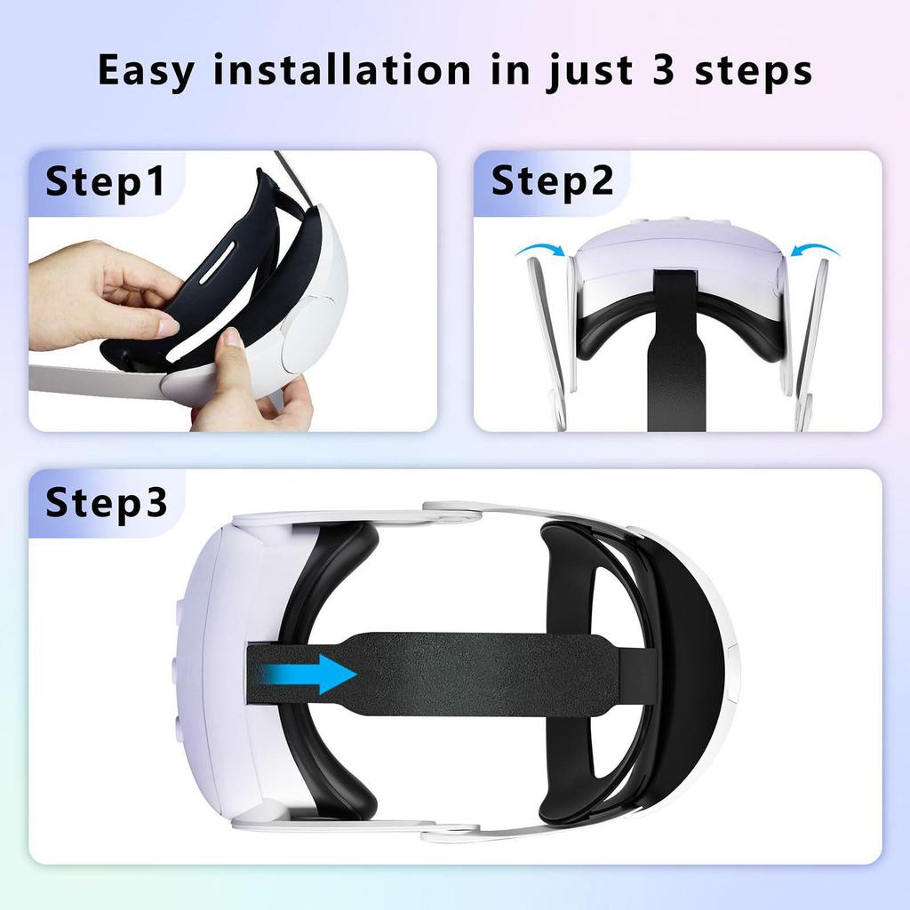 Meta Quest Series Adjustable Elite Headband for VR - Hot-selling Accessory