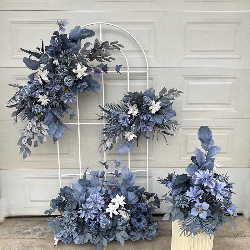 Complete Wedding & Banquet Artificial Flower Set: Ground Rows & Table Decor