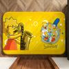 Cartoon T-The S-Simpsons Floor Mat Soft Flannel Floor Mat  Suitable for Entryways, Living Rooms, Bedrooms, and Bathrooms
