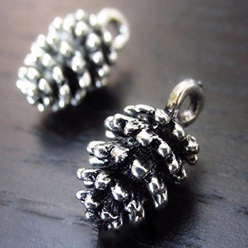 20pcs Charms pine cone 5*7*14mm Antique alloy pendant Vintage Tibetan ,DIY