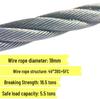Crane Special Anti-Rotation Steel Wire Rope: 4-Strand, Suitable for 8 to 25 Ton Cranes, Compatible with XCMG, SANY, and Zoomlion