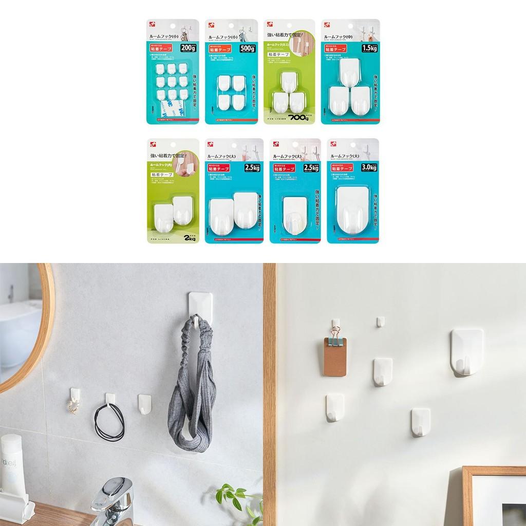 Abs Wall Adhesive Hooks Heavy Duty For Kitchen Bathroom Storage Tool Durable