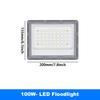 50W 100W 200W 300W 500W Led Floodlight Outdoor IP66 Waterproof 220V Reflector LED Garden Lighting Street Lamp Wall Flood Lights