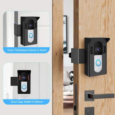 Kapı Zili Tutucu Destek Braketi Güçlü Yük Taşıyan Yağmur Kılıfı Tasarımı Delme Yok Kolay Kurulum Hırsızlığa Karşı Video Kapı Zili Braketi