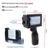 Industrial Quick-Dry Ink Cartridge Handheld Printer for Food/Fabric QR Codes and Dates