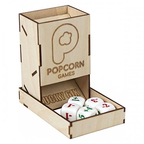Popcorn Games Wooden Dice Tower