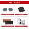 sunglasses 0RB3945 SILVER DARK BLUE POLAR 62mm polarized Ray-Ban