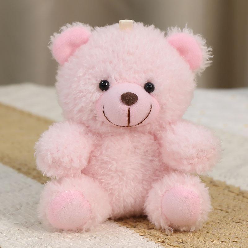 Charming Teddy Bear Keychain Plush Doll - Dressed Up Couple Backpack Ornament Gift