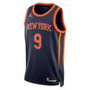 X NBA Collaboration Swingman New York Knicks Fashion Casual Sleeveless Basketball Jersey Unisex Jersey Navy-Blue DO9536-421