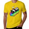 Panda Bear Beer Party T-Shirt Summer Top Boys Whites Blouse Big and Tall T Shirts for Men