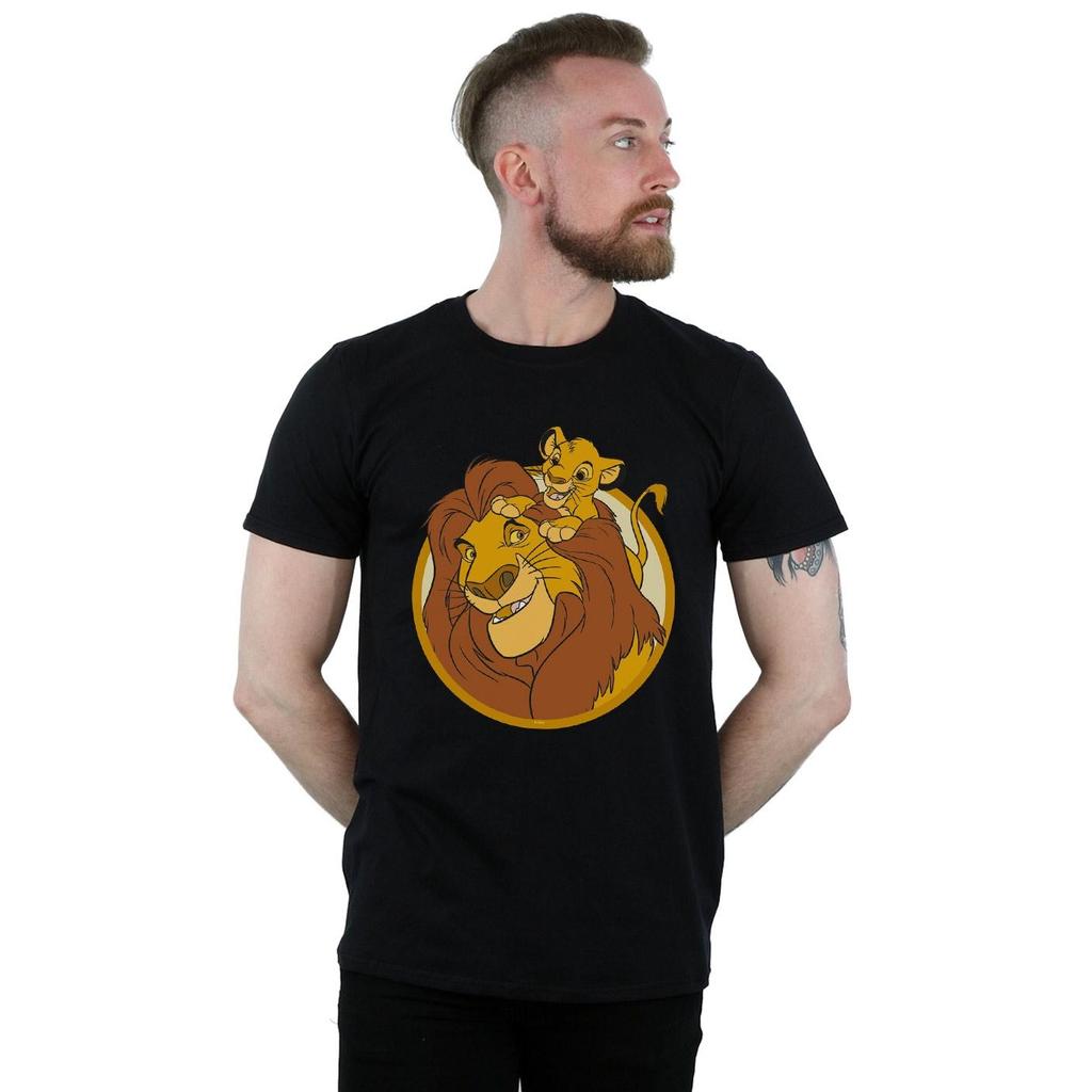 Disney Maglietta da uomo Il Re Leone Mufasa e Simba