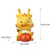 Chinese Year Dragon Figurine Lifelike Adorable New Year Dragon Sculpture for Home Decoration