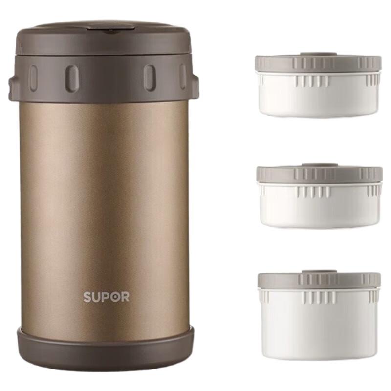 Supor KF23AL10 3-Layer Vacuum Insulated Lunch Box