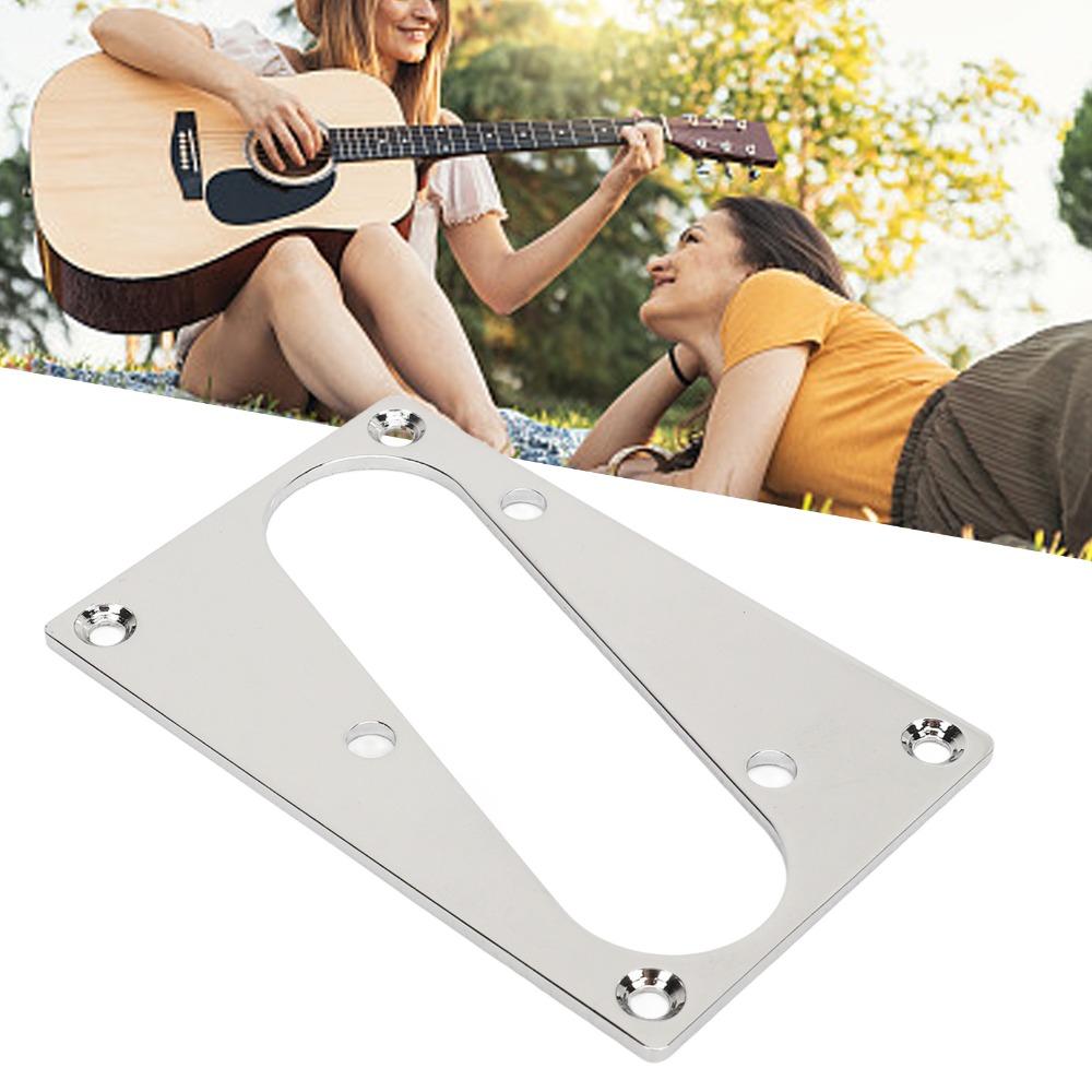 Silver Bridge Pickup Plate Metal Electric Guitar Pickup Ring For Telecaster Guitars