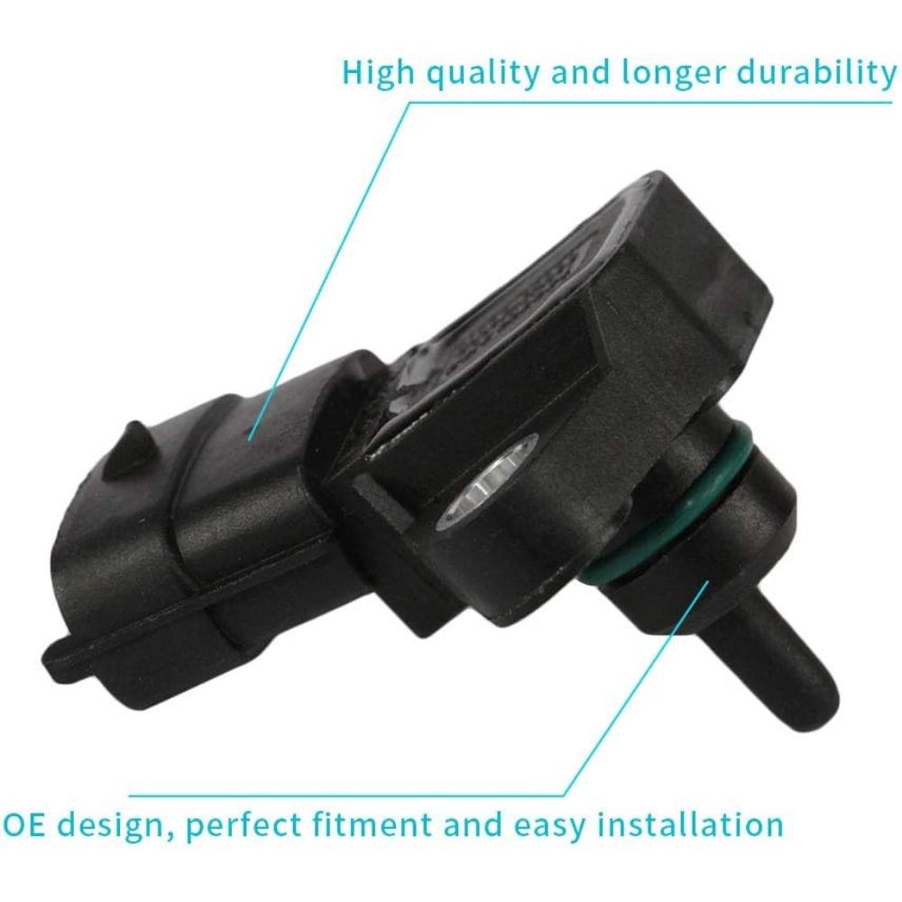 MAP Sensor 39300-2B000 5S11896 Fit for Hyundai Accent Azera Genesis Santa Fe Sonata Tucson KIA Forte Optima Rio Rondo Sorento Soul SPORTAGE 2010-2014