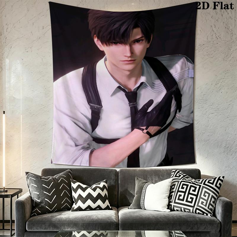 Zayne Wall Tapestry Aesthetic Wall Hanging Printed Fabric Blanket Decorative Tapestries for Bedroom Living Room Home Decor
