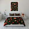 Christmas Ornaments and Gifts Bedding Duvet Cover Set Duvet Cover Pillowcases  (1*Duvet Cover 2*Pillowcases, without duvet insert)
