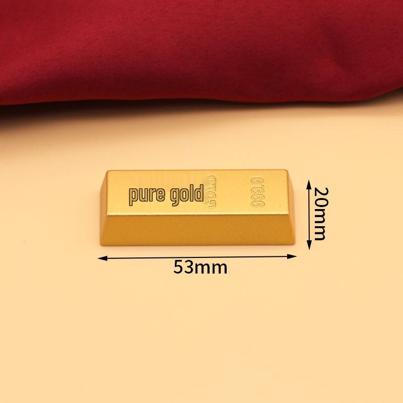 Solid Brass Gold Ingot Ornament: Living Room Treasure Basin Decoration & Opening Gift
