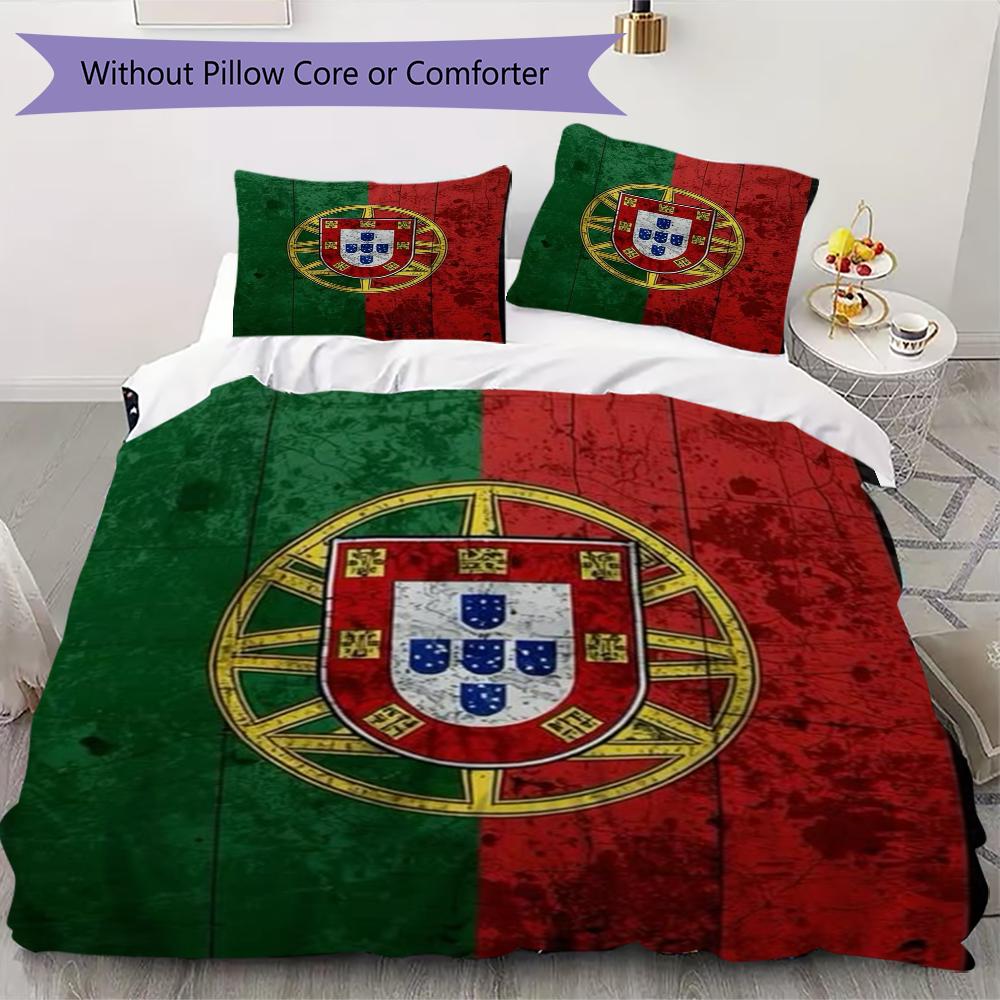 FPF Pattern Bedding uilt Set uilt Cover Pillowcase Home Decoration Birthday Gift (1 * duvet cover + 2 * pillowcase without core)