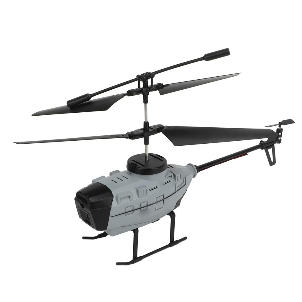 RC Helicopter KY202 Obstacle Avoidance Drone Remote Control Helicopter Toy For Over 14 Years Old Grey 2 Battery