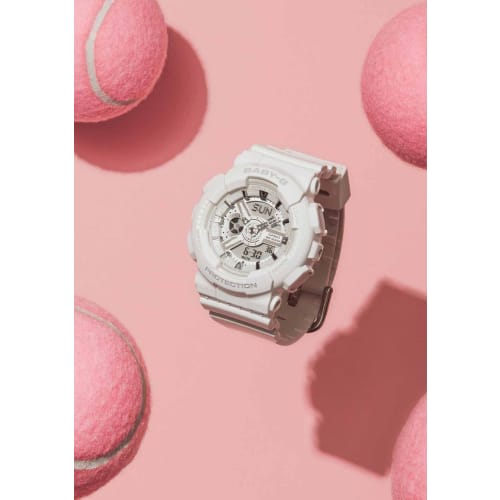 Casio Watch Babygie BA-110X-7A3JF Women's White