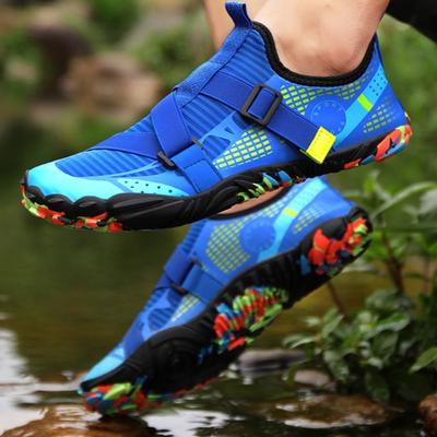 Water Shoes for Men Beach Sports Quick Dry Barefoot Aqua Shoes for Boating Fishing Diving Surfing with Drainage Upstream