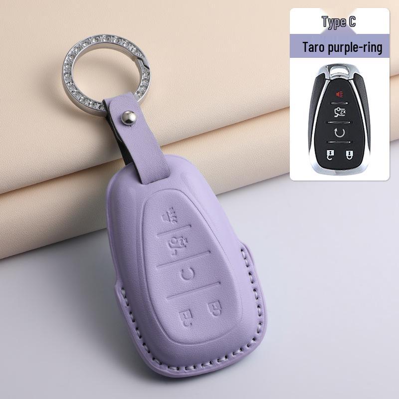 Chevrolet Car Key Protector: Malibu XL, Equinox, Trailblazer – Green Texture